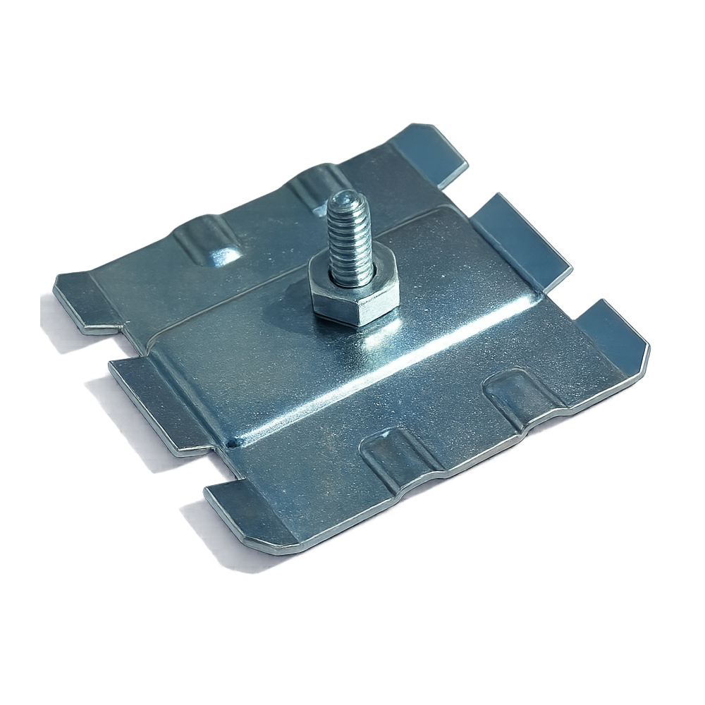 1966 Oldsmobile Cutlass/442/F85 SUPREME & 442 WHEEL WELL TO BODY SIDE MOLDING CLIP - METAL CLIP WITH THREADED STUD USED TO CONNECT WHEEL WELL AND BODY SIDE MOLDINGS (8 REQUIRED PER CAR) - EA | HB10468T