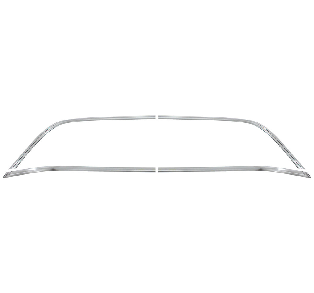 1982 Chevrolet El Camino REAR WINDOW MOLDING SET - BRIGHT ALUMINUM | XP10473E