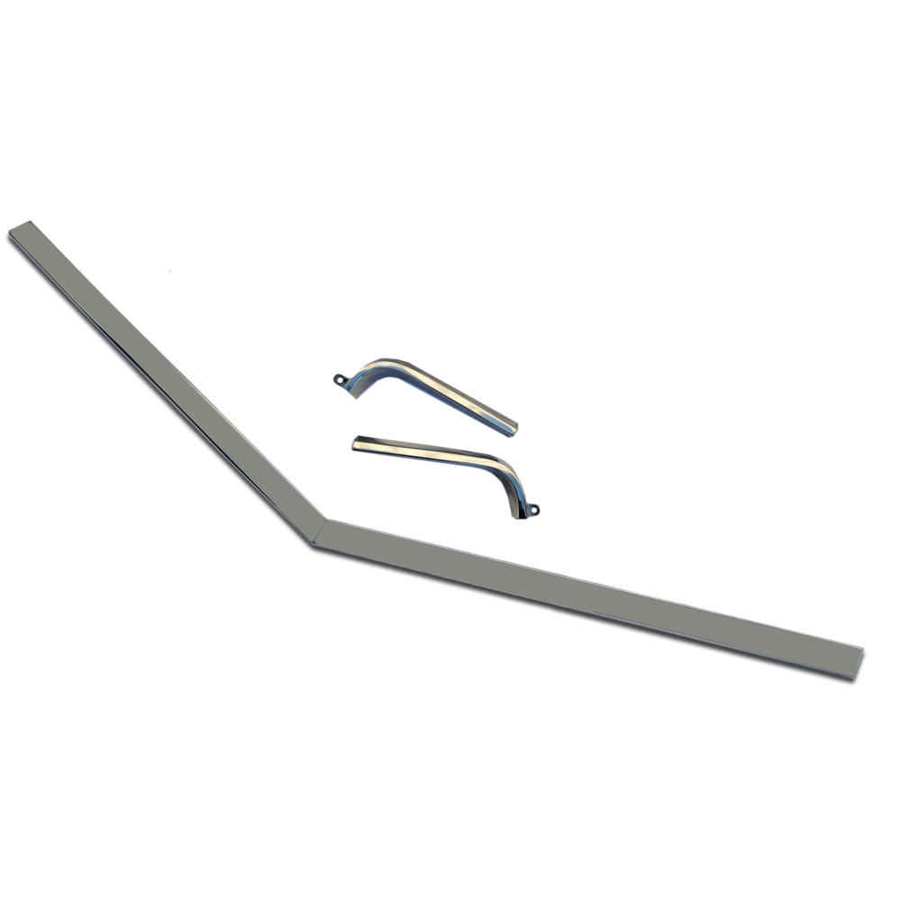 1970 Buick Skylark/GS/Regal/GN GRILLE MOLDING SET (3 PIECE) - STAINLESS OEM 3 PIECE GRILLE MOLDING SET. KIT INCLUDES THE LOWER STAINLESS MOLDING AND TWO SIDES THAT ARE ALSO STAINLESS. THIS SET IS USED ON ALL SKYLARK GS GRILLES | XP10508S
