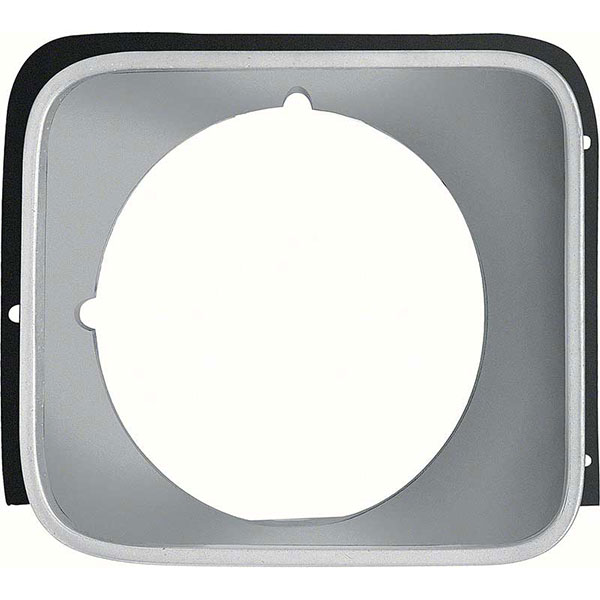 1978 Chevrolet Nova/Chevy II STANDARD SILVER PAINTED HEADLAMP BEZEL (REPRODUCTION) - RH | GH10491N