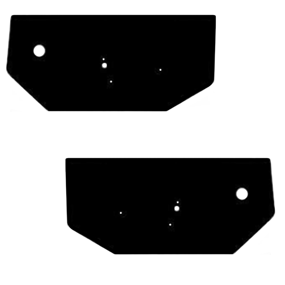 1968 Pontiac Firebird/TransAm FRONT AND REAR WATERSHIELD 2 PC SET - CONV. | IN2803F