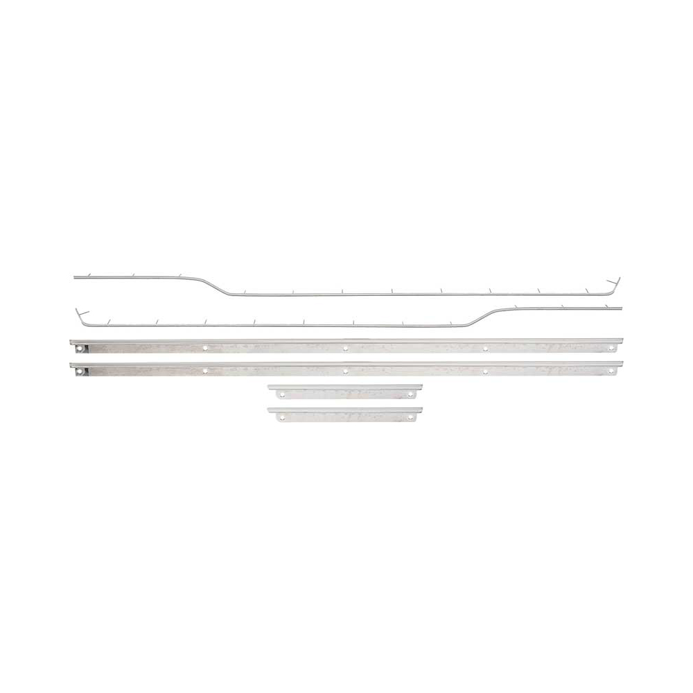 1967 Pontiac Firebird/TransAm DELUXE DOOR PANEL MOLDING SET, INCLUDES UPPER DOOR PANEL MOLDINGS (CONVERTIBLE WITH REAR ARM REST) - 6 PIECE SET | IN2835F