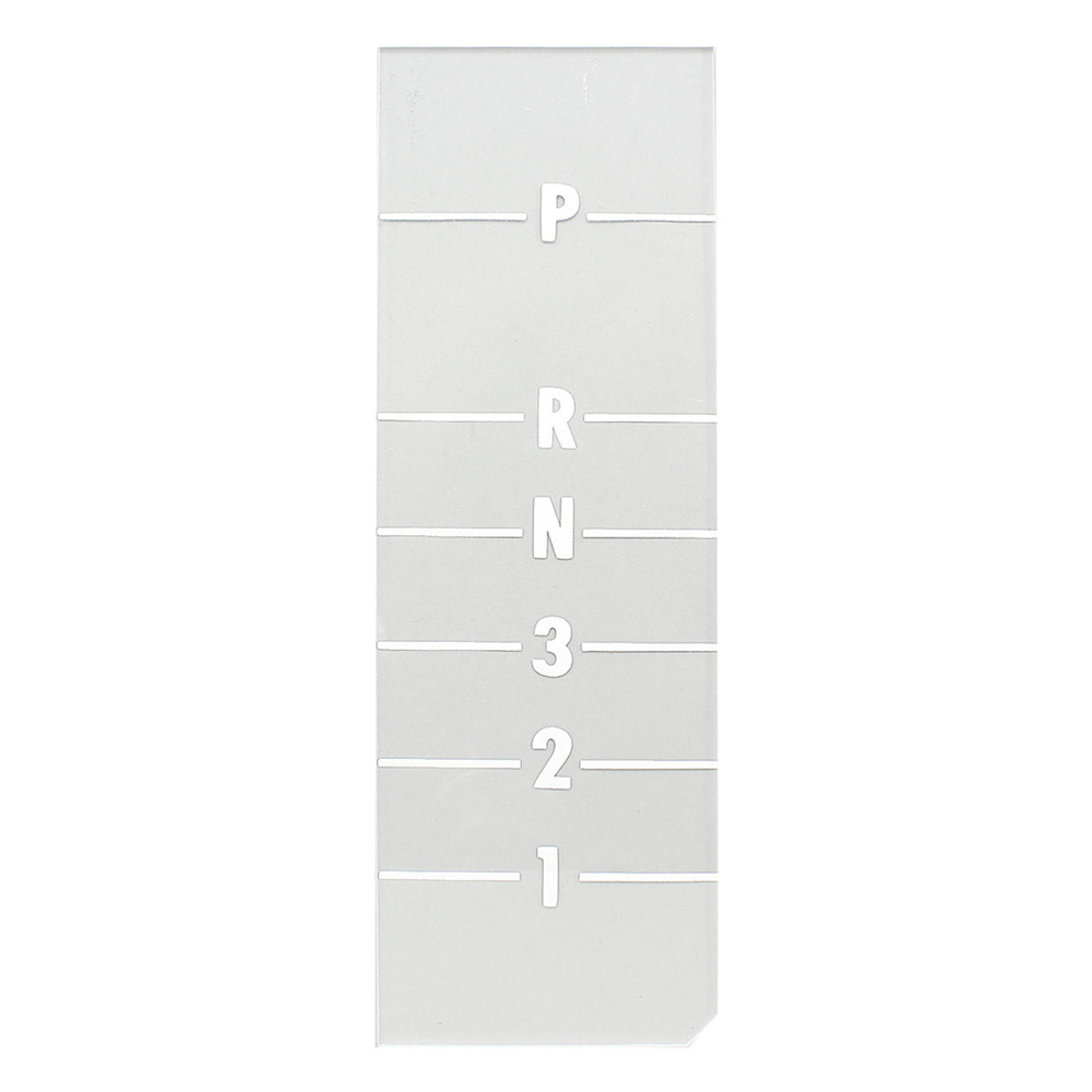 1971 Chevrolet Monte Carlo CONSOLE SHIFT INDICATOR LENS (WHITE LETTERING) TURBO | CP4821C