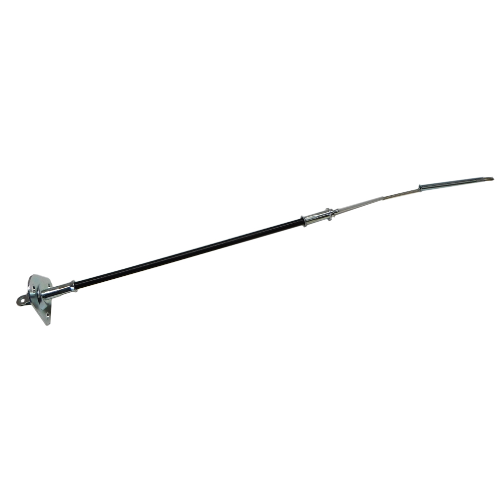 1965 Pontiac GTO/LeMans/Tempest THROTTLE CABLE (4BBL) - FACTORY CABLE UNLIKE WHAT WAS ON THE MARKET BEFORE - THIS CABLE IS THE PROPER LENGTH. REPLACES GM #: 9779930 OR 9781587 | CB10883G