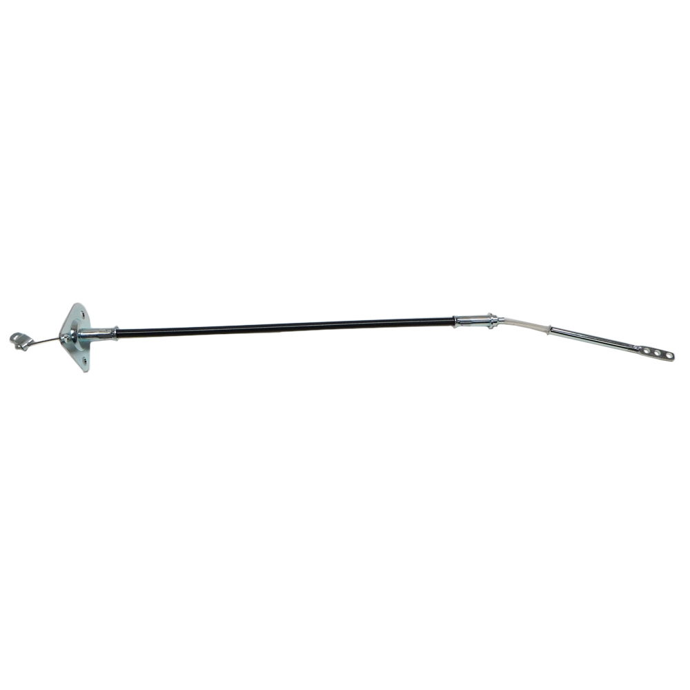 1967 Pontiac GTO/LeMans/Tempest THROTTLE CABLE (FITS 66-67 4 BBL & 66 TRI-POWER) - FACTORY CABLE HAS 3 ADJUSTMENT HOLES FOR OPTIMUM ADJUSTMENT. FITS MANUAL AND AUTOMATIC TRANSMISSION CARS. REPLACES GM #: 9783230 OR 9783231 | CB10886G