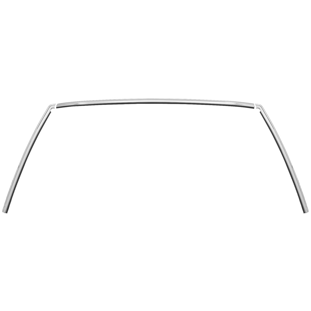 1985 Buick Skylark/GS/Regal/GN FRONT WINDSHIELD MOLDING (BRIGHT FINISH) - 3 PC SET | XP10918A