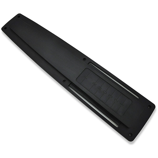 1972 Chevrolet Monte Carlo BILLET ALUMINUM CONSOLE TOP PLATE COVER (AUTOMATIC 4-SPEED) BLACK ANODIZED | CP10962Z
