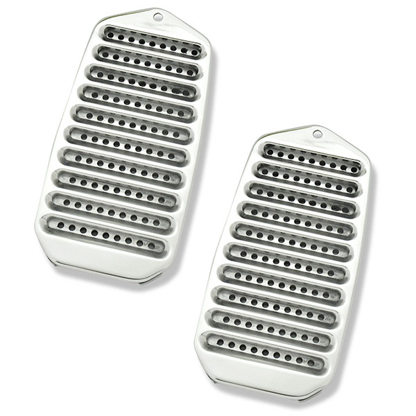 1970 Pontiac GTO/LeMans/Tempest DOOR JAMB VENTS (BILLET ALUMINUM) POLISHED - PR | BP10464Z