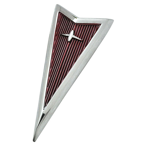 1972 Pontiac GTO/LeMans/Tempest FRONT EMBLEM (ARROW HEAD) WITH CHROME BUMPER | EM10961G