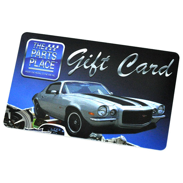 1971 Chevrolet Monte Carlo 100 THE PARTS PLACE GIFT CARD Chevrolet