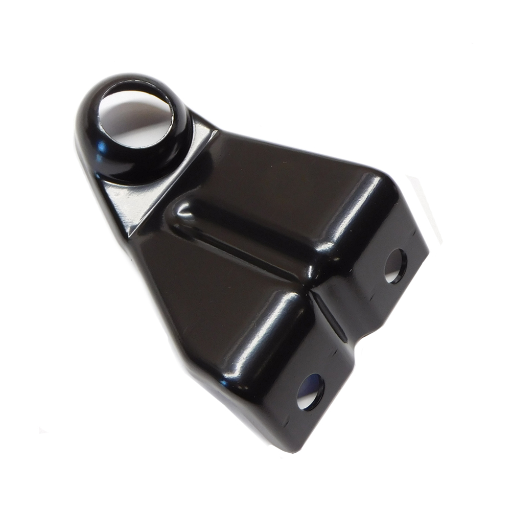 1972 Pontiac GTO/LeMans/Tempest CROSS SHAFT FRAME BRACKET - BRACKET FOR CROSS SHAFT ON STEERING COLUMN LOCKOUT OR BACK DRIVE. NEW FACTORY CROSS SHAFT BRACKET. MOUNTS TO THE SIDE OF FRAME, AND IS DESIGNED TO HOLD THE CROSS SHAFT WITH SPRING AND PLASTIC BUSHINGS. USED WITH AUTOMATIC OR MANUAL TRANS CARS | ST11040Z