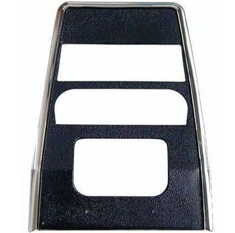 1967 Pontiac Firebird/TransAm CENTER BEZEL DASH (PEBBLE) WITHOUT A/C (BLACK) | IN9859F