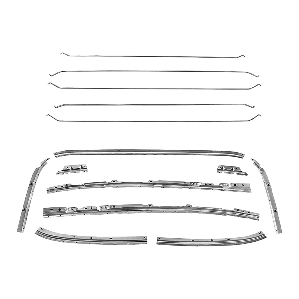 1968 Pontiac GTO/LeMans/Tempest METAL HEADLINER SUPPORT STRIP SET | IN11070G
