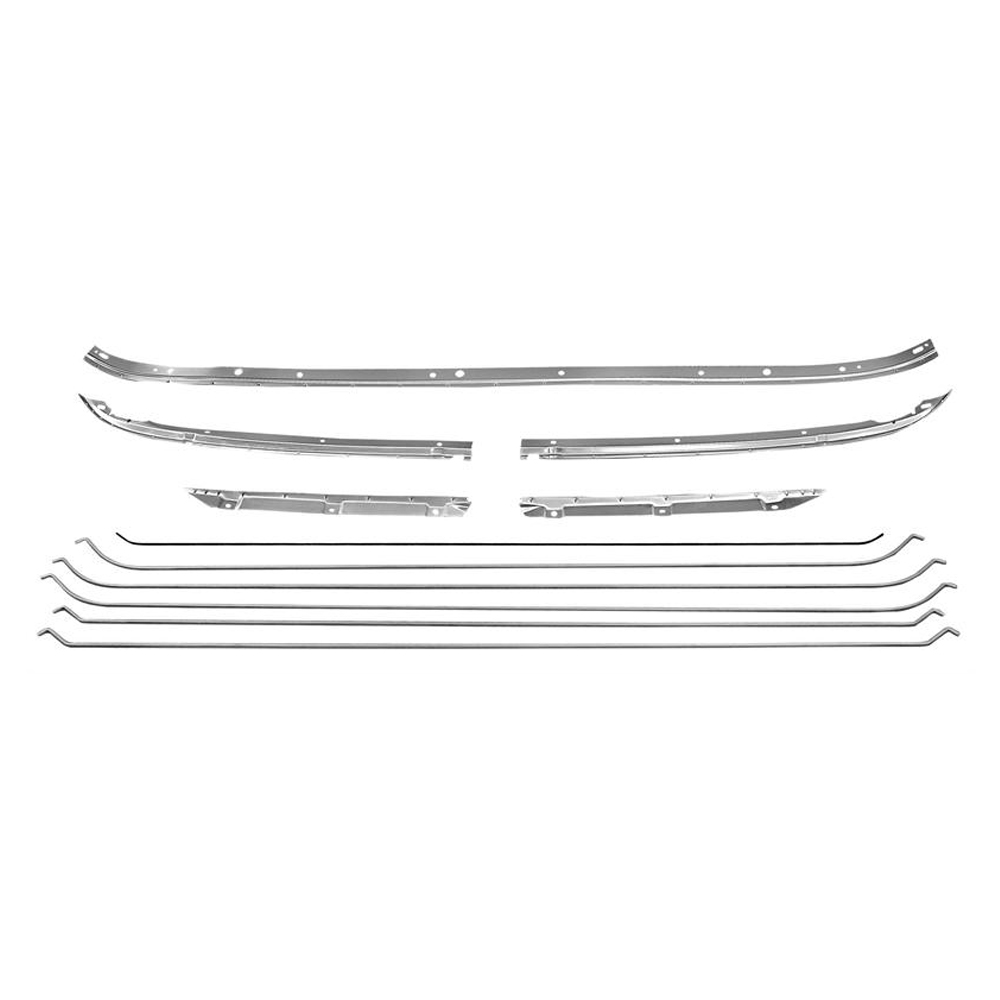 1967 Chevrolet Nova/Chevy II HEADLINER BOW AND RETAINER SET; HARDTOP; 11-PIECE SET | B1325