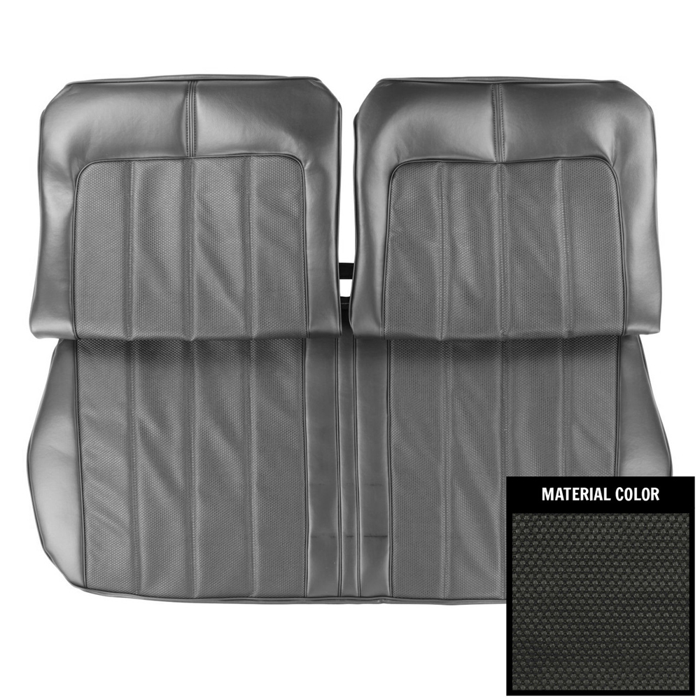 1970 Buick Skylark/GS/Regal/GN PUI SEAT COVERS (WIDE VERTICAL PLEAT CENTER) - FRONT BENCH ONLY WITHOUT ARMREST | IN11237S