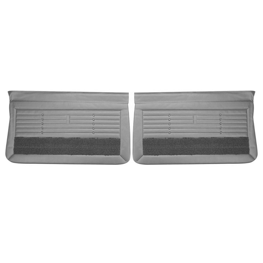 1965 Buick Skylark/GS/Regal/GN FRONT DOOR PANELS (PUI UNASSEMBLED) 2-TONE METALLIC RED - PR | IN11241S