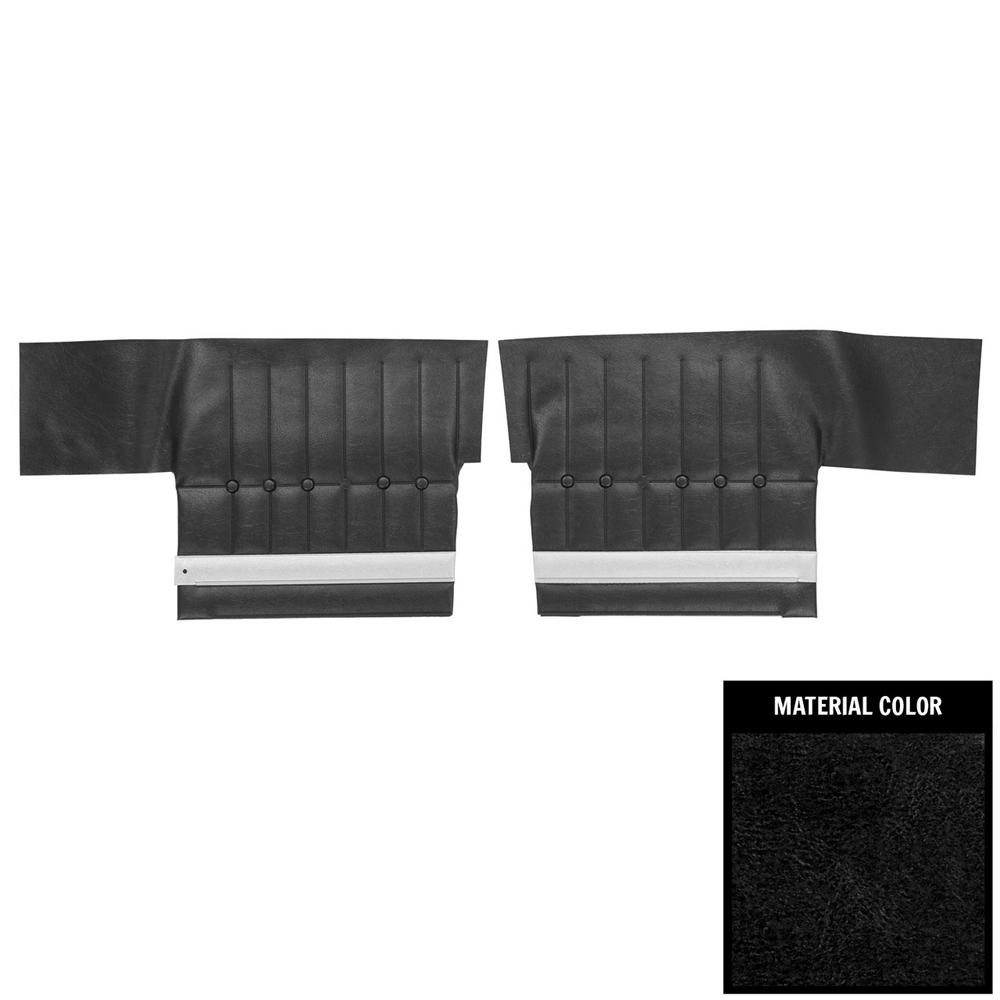 1964 Buick Skylark/GS/Regal/GN REAR QUARTER TRIM PANELS CONV. (PUI UNASSEMBLED) - PR | IN11245S