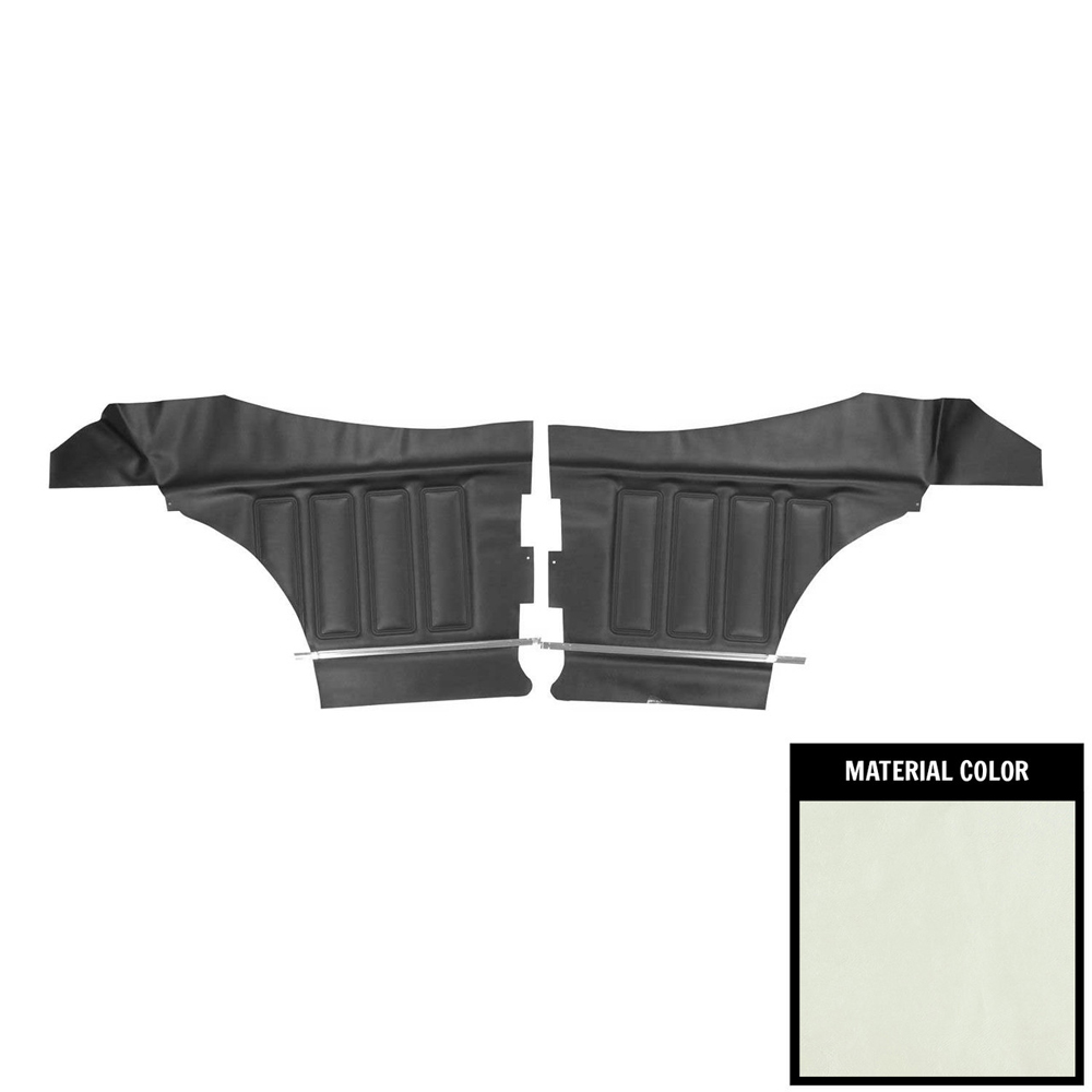 1968 Buick Skylark/GS/Regal/GN REAR QUARTER TRIM PANELS STANDARD COUPE (PUI UNASSEMBLED) PEARL - PR | IN11254S