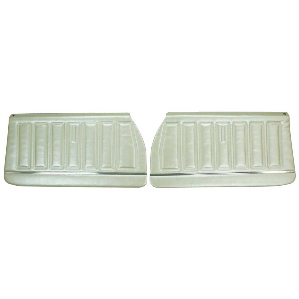 1968 Buick Skylark/GS/Regal/GN FRONT DOOR PANELS STANDARD VERTICAL PLEATS (PUI ASSEMBLED) - PR | IN11258S