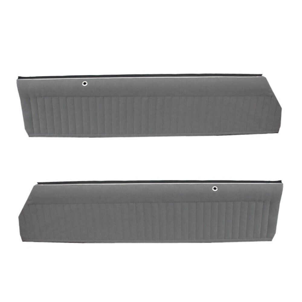 1987 Buick Skylark/GS/Regal/GN FRONT DOOR PANELS GRAND NATIONAL (PALLEX CLOTH) SOLID GRAY - PR | IN11273S