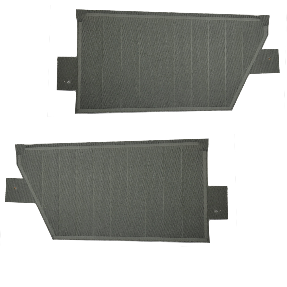 1985 Buick Skylark/GS/Regal/GN REAR QUARTER TRIM PANELS GRAND NATIONAL (PALLEX CLOTH) SOLID GRAY - PR | IN11276S