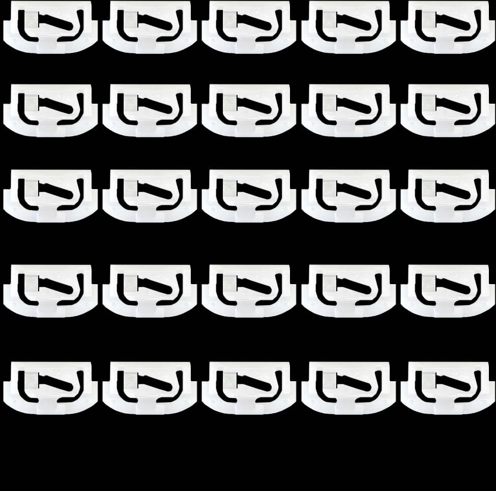 1979 Pontiac Grand Prix 69-UP FRONT WINDSHIELD MOLDING CLIP KIT - 25 PIECES (HARDTOP) | XP11304Z