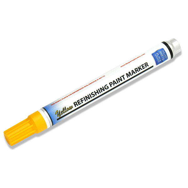 1977 Pontiac GTO/LeMans/Tempest FIREWALL FACTORY CHALK MARKINGS PAINT MARKER PEN (YELLOW) | PT6204Z