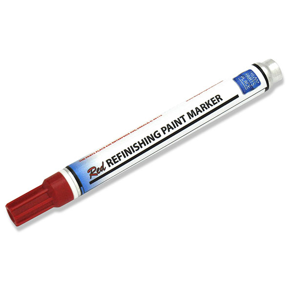 1972 Pontiac GTO/LeMans/Tempest FIREWALL FACTORY CHALK MARKINGS PAINT MARKER PEN (RED) | PT6206Z