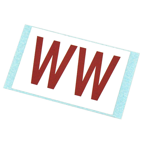 1971 Pontiac GTO/LeMans/Tempest WW ENGINE CODE DECAL - FACTORY DECAL THAT MOUNTS ON THE FRONT PASSENGER SIDE OF THE ENGINE BLOCK | DC12278Z