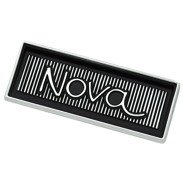 1969 Chevrolet Nova/Chevy II DASH EMBLEM (CHROME PLATED PLASTIC WITH ADHESIVE BACKING) 