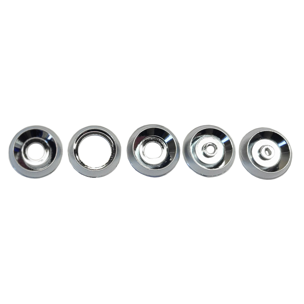 1965 Pontiac GTO/LeMans/Tempest DASH BEZEL SET (INCLUDES HEADLAMP, WIPER, LIGHTER & 2 RADIO BEZELS) - 5 PIECE KIT | IN12295G