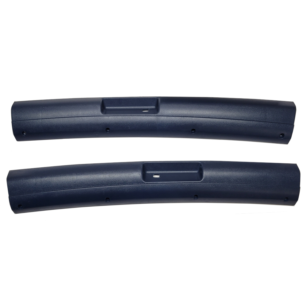 1980 Pontiac Firebird/TransAm INJECTION MOLDED T-TOP RAIL TRIM COVERS - GM OEM REPLACEMENTS (BLUE) - PR | IN12338F
