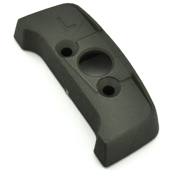 1977 Pontiac GTO/LeMans/Tempest SEAT BELT SHOULDER GUIDE ESCUTCHEON ON SEAT #20552364 (GREEN) - LH | IN12344Z