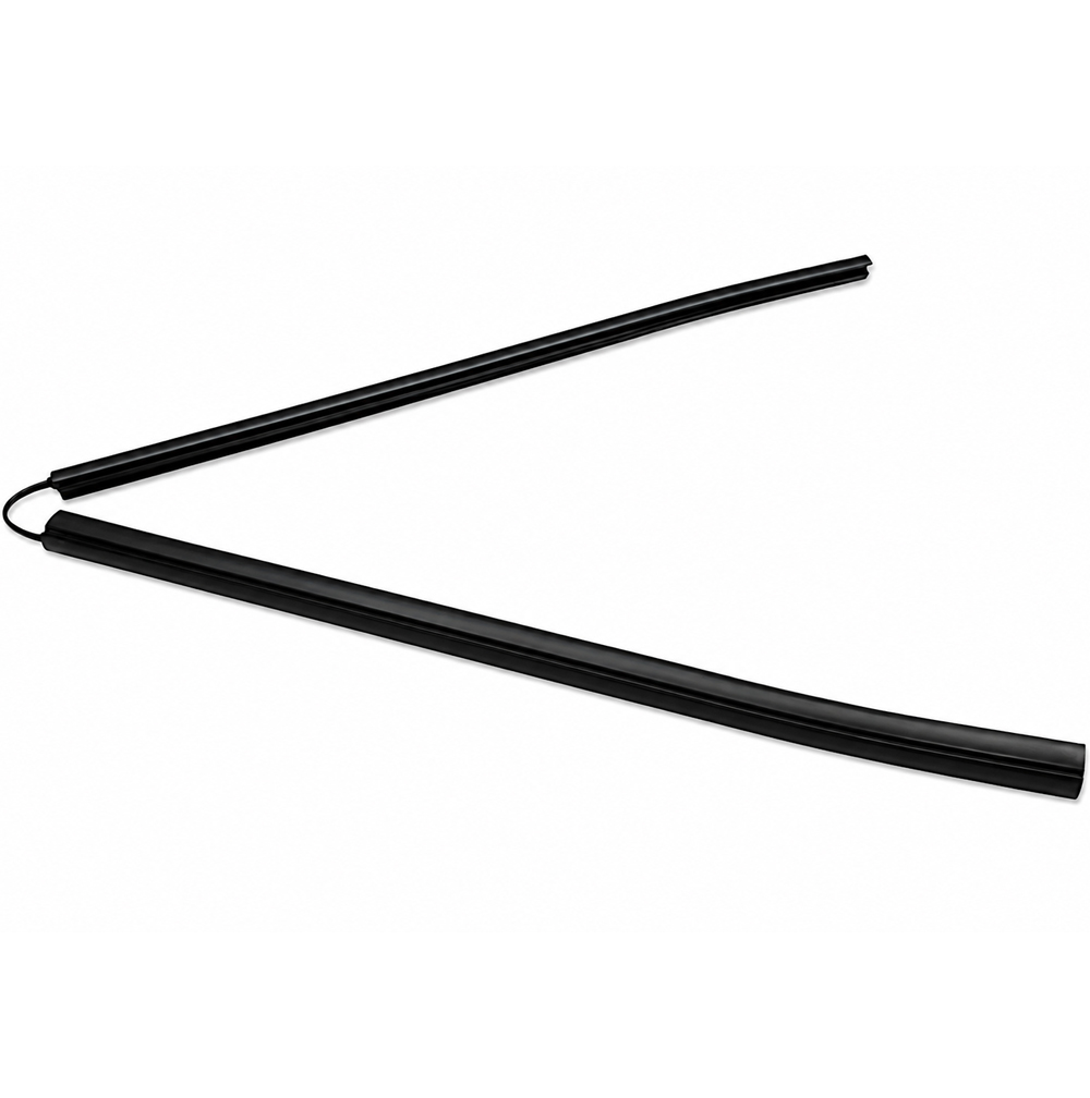 1968 Pontiac Firebird/TransAm FRONT INTERIOR WINDSHIELD UPPER MOLDING - BLACK | IN2919F