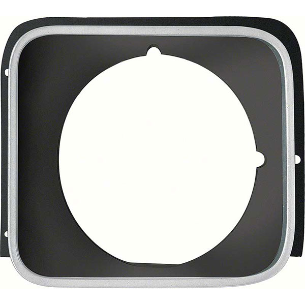 1975 Chevrolet Nova/Chevy II SS BLACK PAINTED HEADLAMP BEZEL (REPRODUCTION) - LH | GH12385N