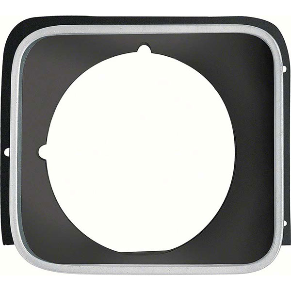 1978 Chevrolet Nova/Chevy II SS BLACK PAINTED HEADLAMP BEZEL (REPRODUCTION) - RH | GH12386N