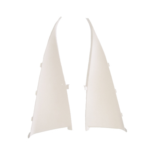 1974 Pontiac Firebird/TransAm SAIL PANELS (WHITE) - PR (SAIL PANELS ARE MADE BY THE PARTS PLACE AND ARE INJECTION MOLDED WITH CORRECT GRAIN. ALL HOLES ARE PRE-DRILLED AND CLIPS ARE MOLDED LIKE ORIGINAL. THEY ARE SHOW QUALITY REPRODUCTIONS) | IN12407F