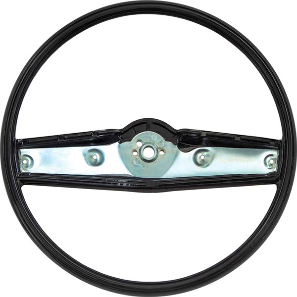 1970 Chevrolet Monte Carlo STANDARD 2-SPOKE BLACK PLASTIC BARE STEERING WHEEL | ST1902C