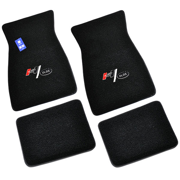 1969 Oldsmobile Cutlass/442/F85 CARPETED FLOOR MATS EMBROIDERED (H/O) 4