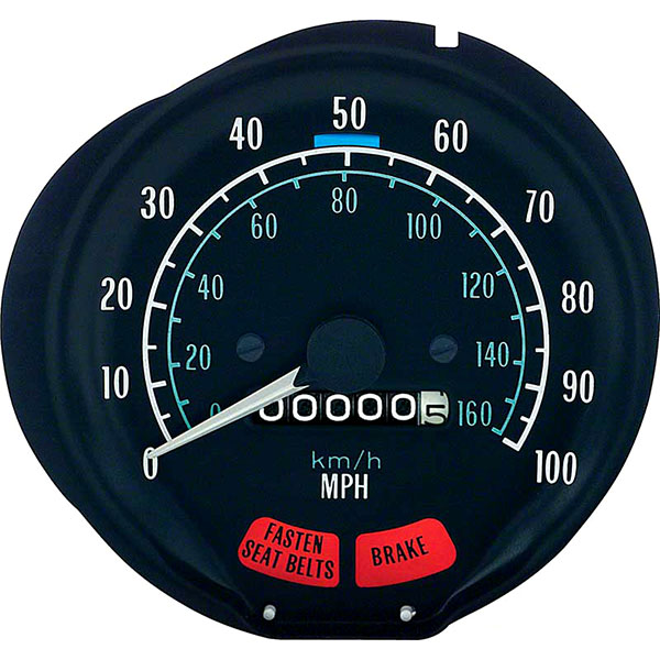 1975 Pontiac Firebird/TransAm SPEEDOMETER WITH SEAT BELT WARNING (100 MPH) GM 8986779 | 8986779