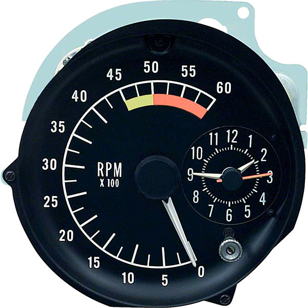 1976 Pontiac Firebird/TransAm TACHOMETER AND CLOCK (5000 RPM) | IN12429F
