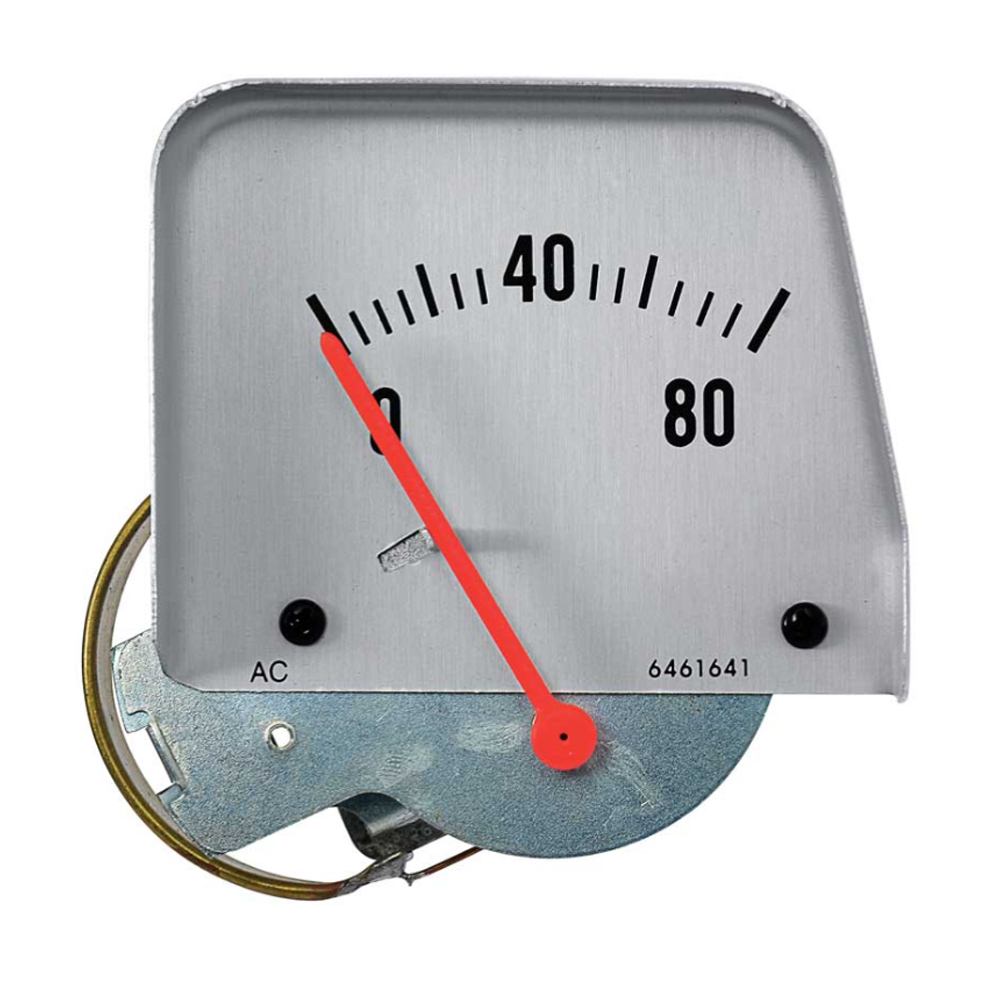 1974 Chevrolet Nova/Chevy II OIL GAUGE SILVER FACE | CP1713Z