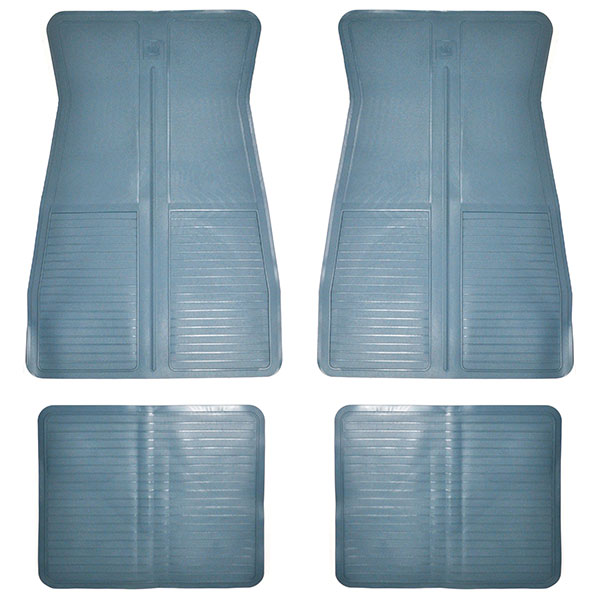 1977 Chevrolet Camaro Light Blue Floor Mat Set Rubber Set Of 4