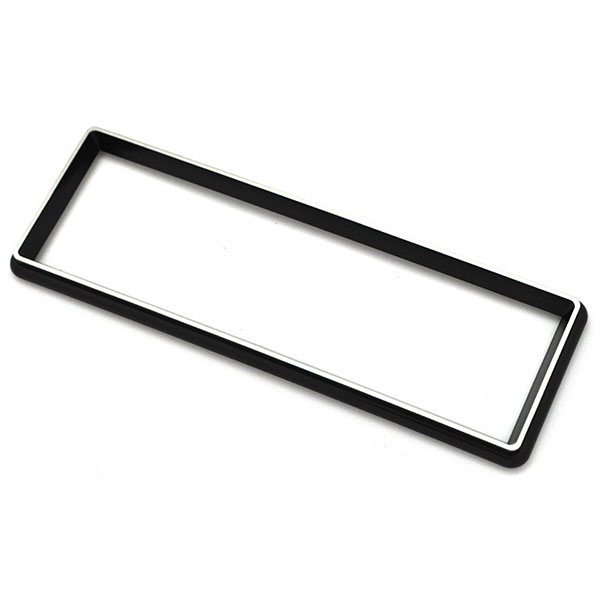 1969 Pontiac GTO/LeMans/Tempest CENTER DASH VENT A/C BEZEL (NEW BEZEL MOUNTS AROUND CENTER DASH VENT - BLACK WITH CHROME INLAY GM #9796812) | IN12502G