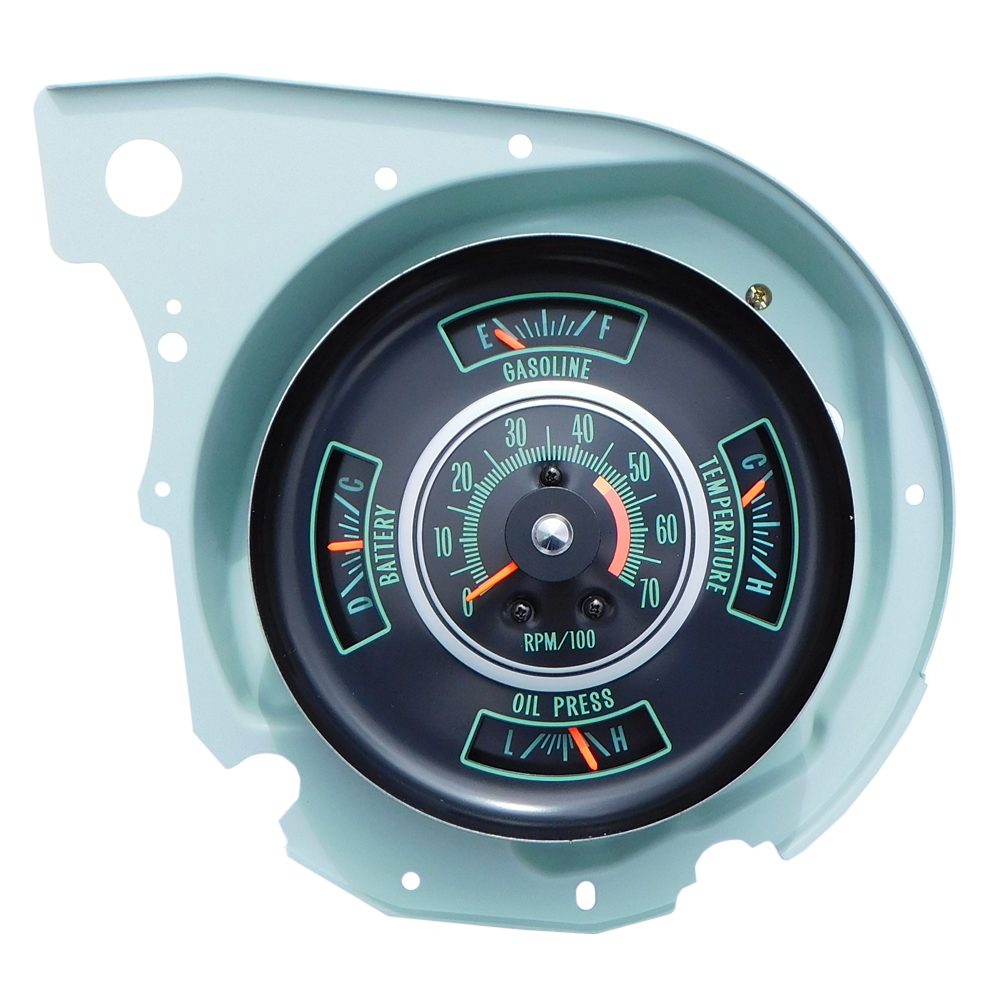 1969 Chevrolet Chevelle/Malibu 1969 CHEVELLE SS DASH GAUGE & TACH (FOR FACTORY GAUGE CARS.  CONVERSION HARNESS AVAILABLE SEPARATELY) - 5000 REDLINE OEM | IN12500V