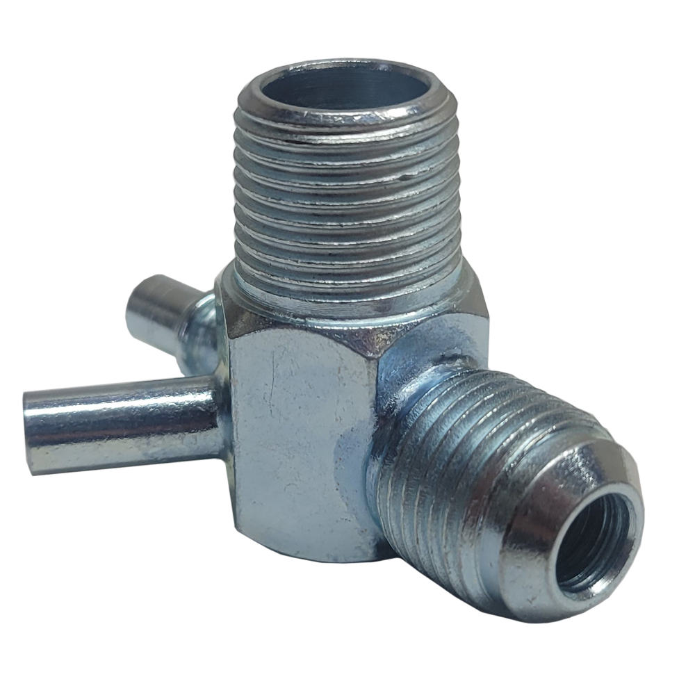 1970 Chevrolet Monte Carlo POWER BRAKE FITTING WITH 1 SCREW ON PORT & 2 VACUUM PORTS (3 FITTINGS TOTAL) | CB0646C