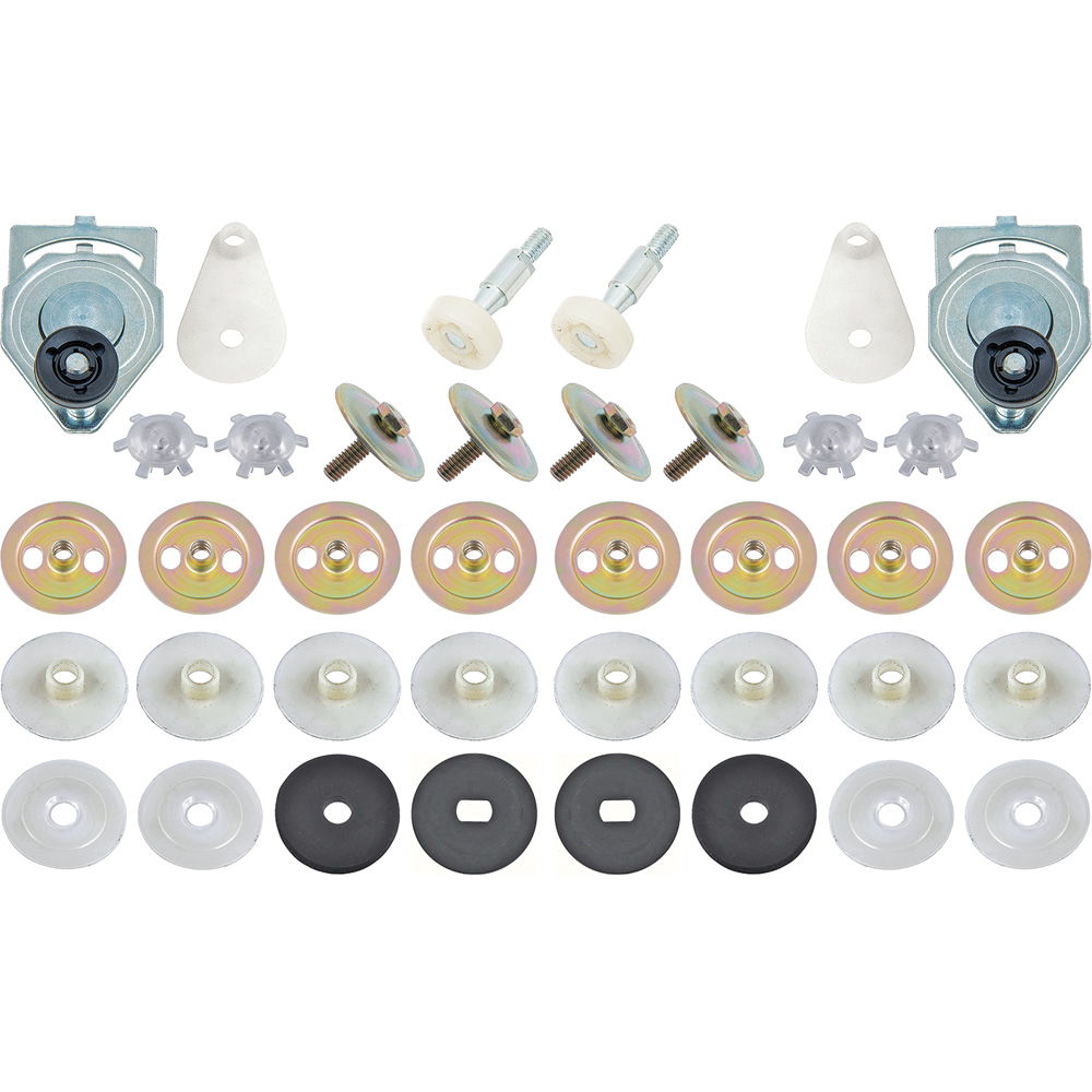 1974 Pontiac Firebird/TransAm COMPLETE DOOR GLASS ROLLER AND HARDWARE KIT (DOES 1 CAR) | GL12519F