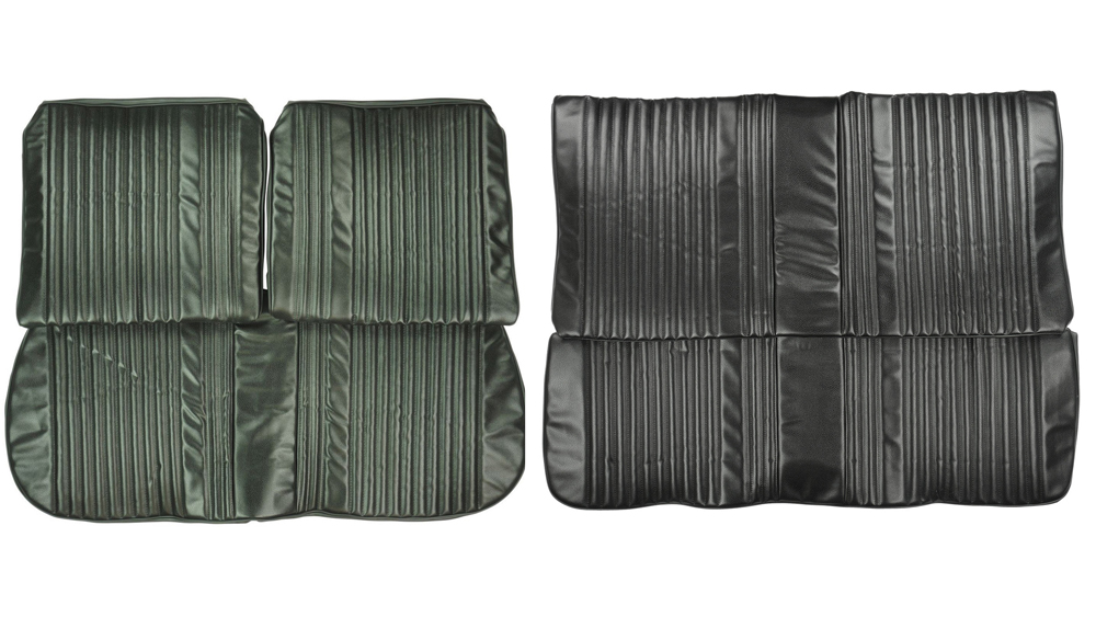 1972 Pontiac GTO/LeMans/Tempest FRONT SPLIT BENCH AND COUPE REAR SEAT COVERS (LEMANS BASE)- SET | IN12558G