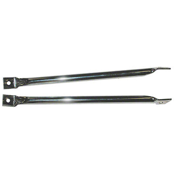 1969 Pontiac Firebird/TransAm FENDER TO RADIATOR SUPPORT BARS (CHROME) - PR | BP21689F