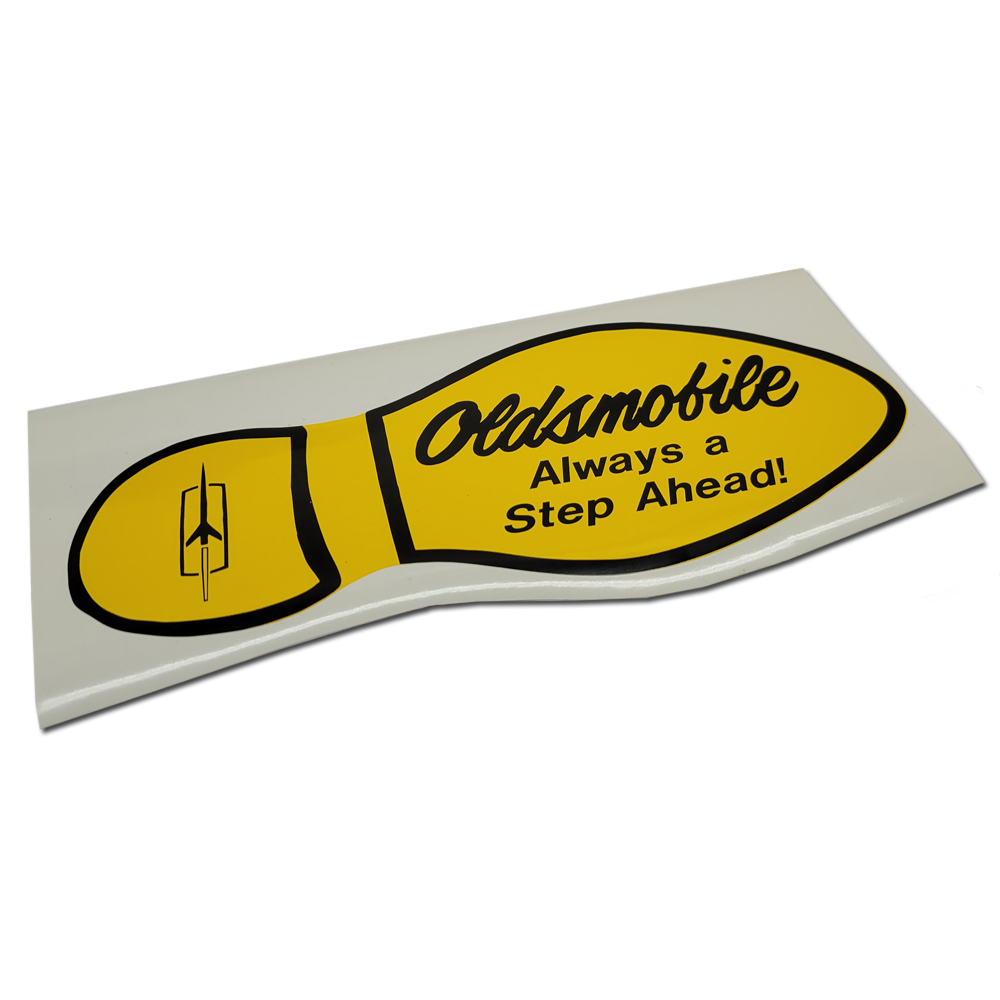 1988 Oldsmobile Cutlass/442/F85 VINTAGE SALES DECALS FOR OLDSMOBILE DEALERSHIP FLOOR (YELLOW) - EA | DC12619T